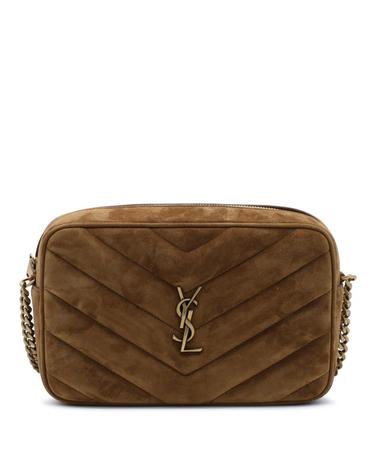 [해외직구][B47]생로랑 869468AAEY62916 여성 토트백 탑핸들백 숄더백 쇼퍼백 ORANGE CARAMEL COGNAC SUEDE LOULOU CAMERA CROSSBODY BAG