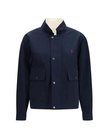 [해외직구][K68]생로랑 A0001RY6J98 4032 여성 셔츠 남방 긴팔 반팔 블라우스 Cassandre reversible brushed cotton canvas Jacket