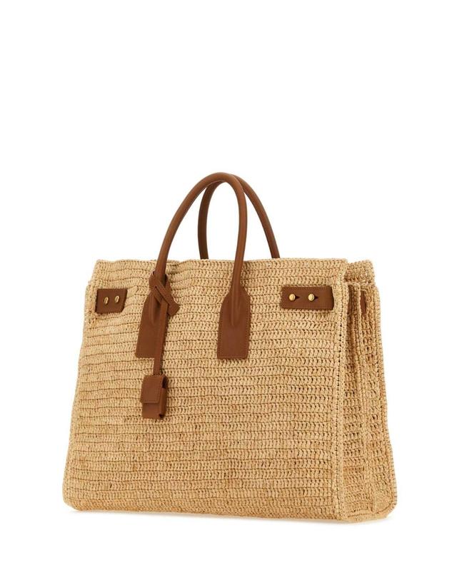 생로랑 [해외직구][X45]생로랑 751499GAABN 2080 여성 토트백 쇼퍼백 탑핸들백 핸드백 Raffia medium Sac De Jour shopping bag 착용컷