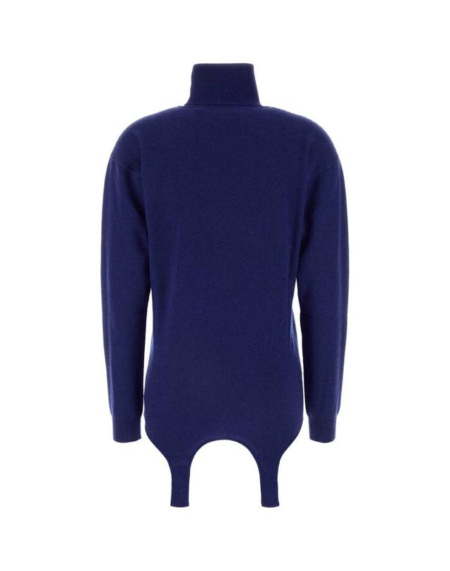 생로랑 [해외직구][X45]생로랑 806969YALL2 4069 여성 스웨터 니트 가디건 Electric blue cashmere sweater 착용컷