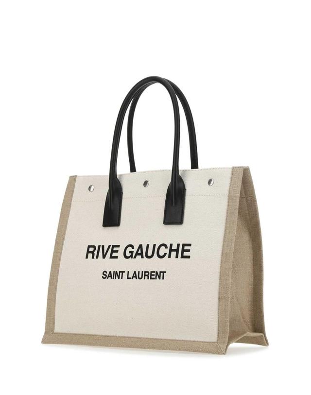 생로랑 [해외직구][X45]생로랑 509415FAAVU 9054 남성 토트백 쇼퍼백 크로스백 Sand canvas big Rive Gauche shopping bag 착용컷