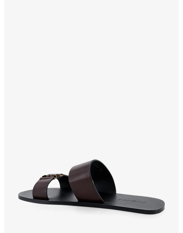 생로랑 [해외직구][N85]생로랑 863524 남성 샌들 플랫 슬리퍼 조리 SAINT LAURENT Babylone leather sandals 착용컷