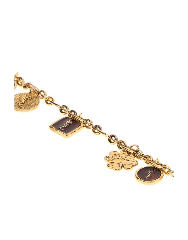 생로랑 [해외직구][X45]생로랑 A0035XY1521 7522 여성 팔찌 브레이슬릿 여자팔찌 Gold metal Cassandre bracelet 착용컷