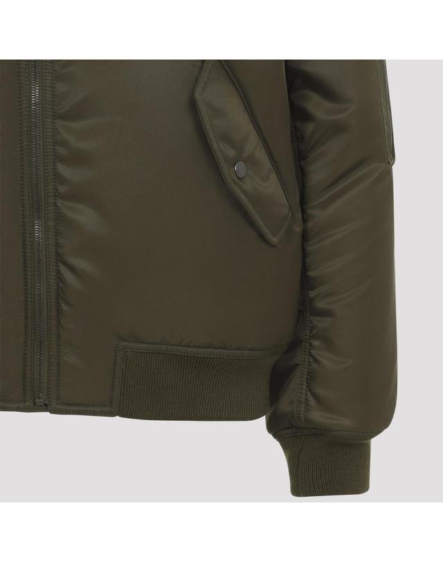 생로랑 [해외직구][D14]생로랑 A00300YZ9HT 3117 KAKI VERT 여성 자켓 코트 아우터 Saint Laurent Shearling Bomber 착용컷
