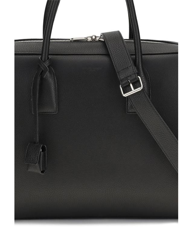 생로랑 [해외직구][K68]생로랑 A003Z0AAGAD 1000 남성 토트백 쇼퍼백 BV Bowling Brief Handbag 착용컷
