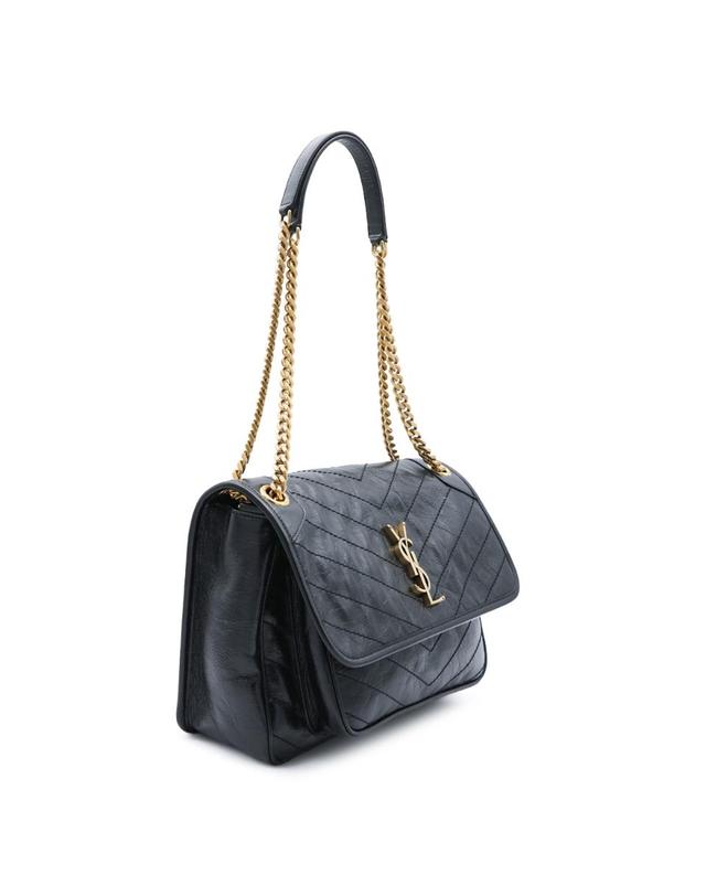생로랑 [해외직구][B47]생로랑 6331840EN071000 여성 숄더백 버킷백 호보백 가방 BLACK LEATHJER NIKI SHOULDER BAG 착용컷
