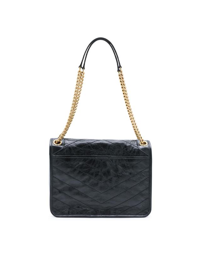생로랑 [해외직구][B47]생로랑 6331840EN071000 여성 숄더백 버킷백 호보백 가방 BLACK LEATHJER NIKI SHOULDER BAG 착용컷