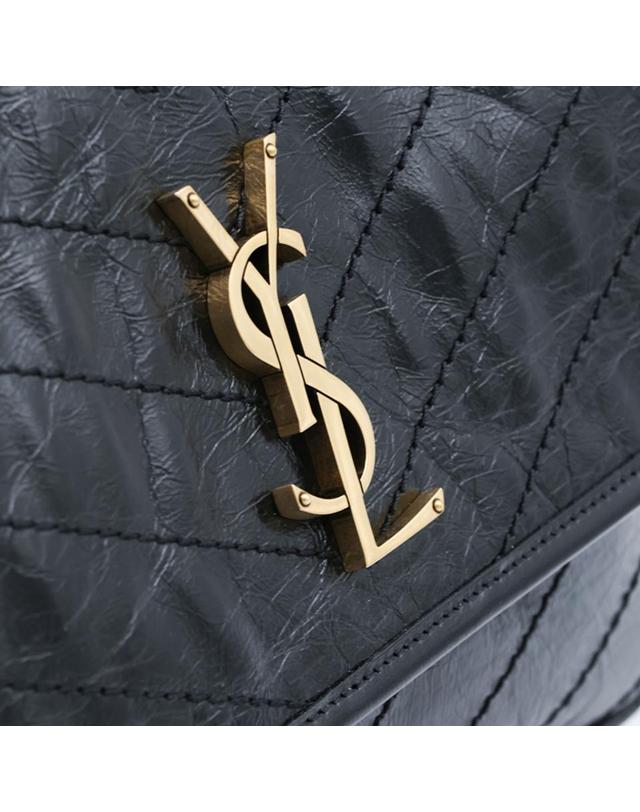 생로랑 [해외직구][B47]생로랑 6331840EN071000 여성 숄더백 버킷백 호보백 가방 BLACK LEATHJER NIKI SHOULDER BAG 착용컷