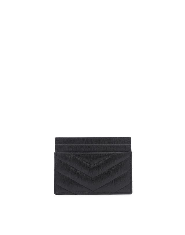 생로랑 [해외직구][B47]생로랑 423291BOW021000 여성 카드지갑 카드홀더 BLACK LEATHER CARD HOLDER 착용컷