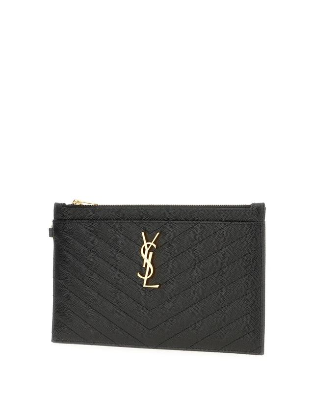 생로랑 [해외직구][W63]생로랑 636313BOW01 1000 여성 클러치백 파우치 호보백 YSL POUCH MONOGRAMME 착용컷