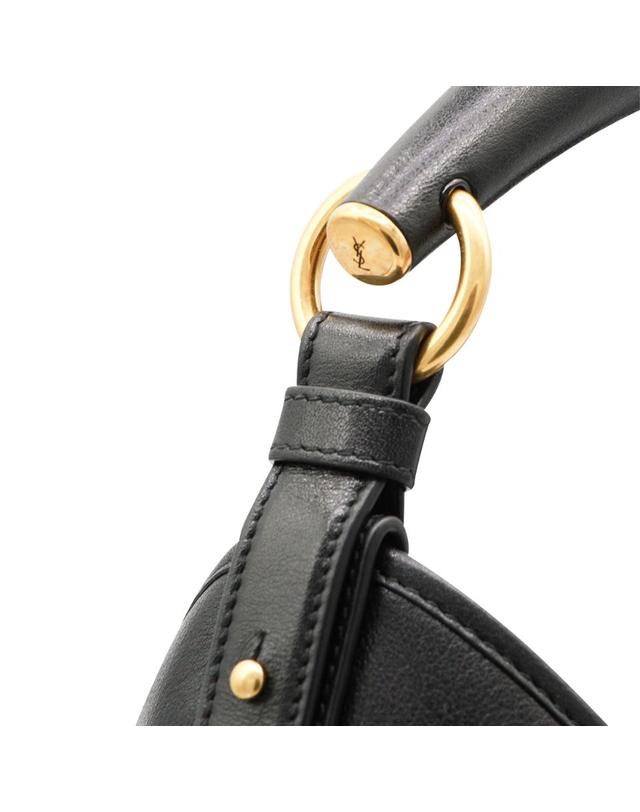 생로랑 [해외직구][B47]생로랑 862029AAGWJ1000 여성 숄더백 버킷백 호보백 가방 BLACK LEATHER MEDIUM MOMBASA SHOULDER BAG 착용컷