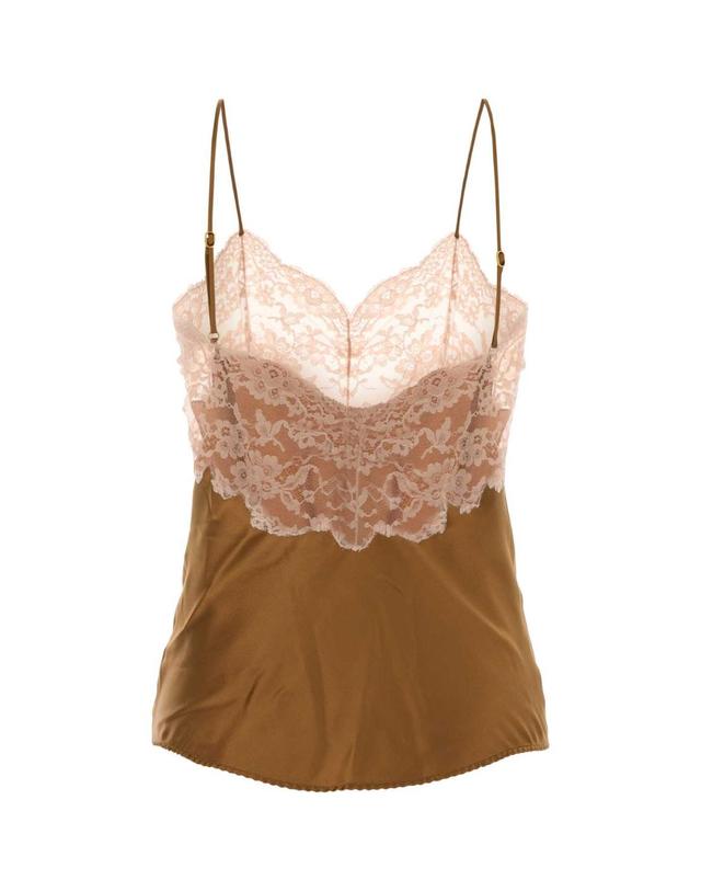 생로랑 [해외직구][X45]생로랑 859694Y7G27 2601 여성 셔츠 남방 반팔 긴팔 블라우스 Camel silk tank top 착용컷