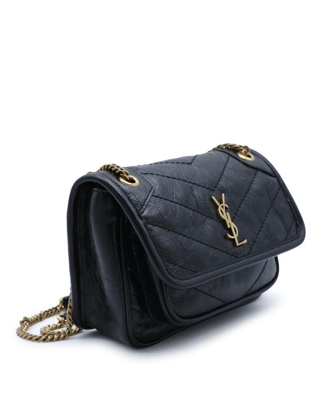 생로랑 [해외직구][B47]생로랑 8460870EN071000 여성 숄더백 버킷백 호보백 가방 BLACK LEATHER SHOULDER BAG 착용컷