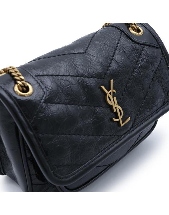 생로랑 [해외직구][B47]생로랑 8460870EN071000 여성 숄더백 버킷백 호보백 가방 BLACK LEATHER SHOULDER BAG 착용컷