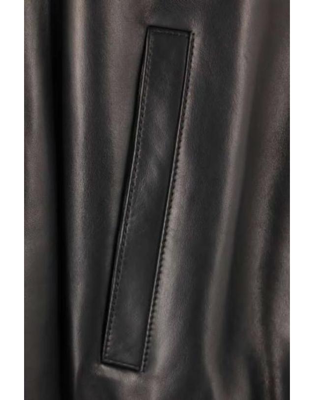 생로랑 [해외직구][E32]생로랑 A000H9YCOJ21000 남성 자켓 SAINT LAURENT Cassandre jacket in leather 착용컷