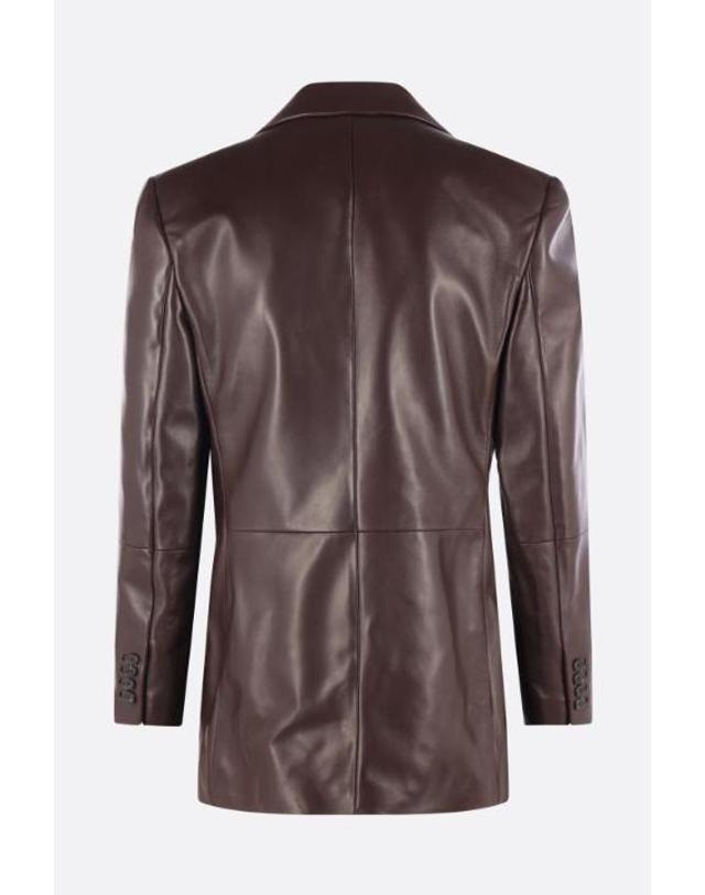 생로랑 [해외직구][E32]생로랑 A0038GY5OA22820 남성 자켓 SAINT LAURENT single breasted jacket in leather 착용컷
