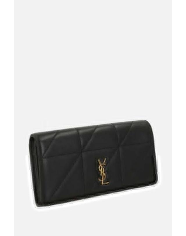 생로랑 [해외직구][E32]생로랑 863360AAG7X1000 여성 지갑 월렛 SAINT LAURENT Jamie flap wallet in quilted nappa 착용컷