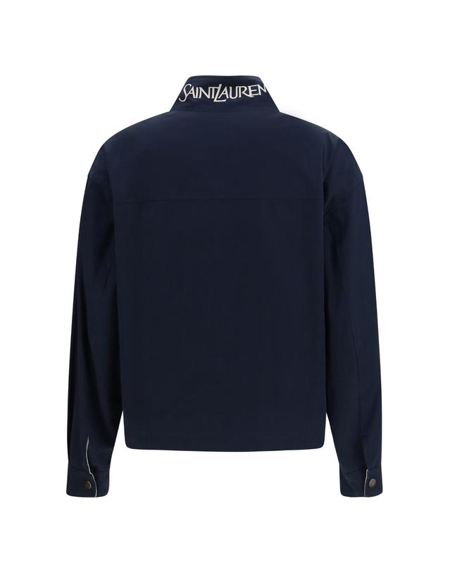 생로랑 [해외직구][K68]생로랑 A0001RY6J98 4032 여성 셔츠 남방 긴팔 반팔 블라우스 Cassandre reversible brushed cotton canvas Jacket 착용컷