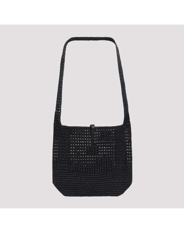 생로랑 [해외직구][D14]생로랑 778827GAAEN 1000 NERO 여성 숄더백 호보백 크로스백 Saint Laurent Raffia Hobo Bag 착용컷