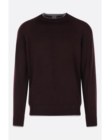 [해외직구][E32]ELEVENTY N76MAGN56MAG0N03710 남성 니트 스웨터 ELEVENTY wool sweater with double layer edges
