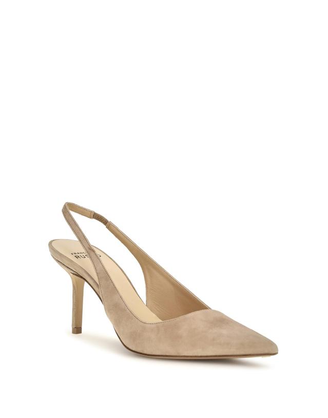프란체스코루쏘 프란체스코 루소 [해외직구][K68]FRANCESCO RUSSO R1P1039N201 320 여성 펌프스 슬링백 하이힐 스트랩힐 Suede Slingback Pumps 착용컷