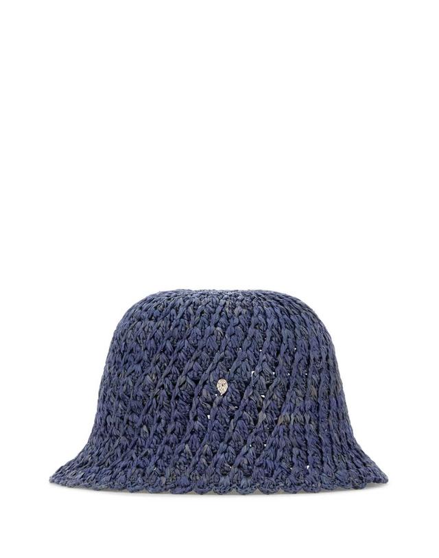 헬렌카민스키 [해외직구][X45]HELEN KAMINSKI HAT52230 LAPIS 여성 모자 버킷햇 비니 캡 Air Force blue raffia Rio bucket hat 착용컷