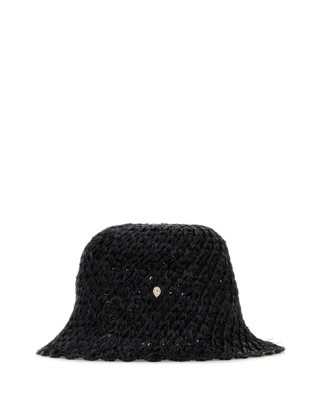헬렌카민스키 [해외직구][X45]HELEN KAMINSKI HAT52230 CHARCOAL 여성 모자 버킷햇 비니 캡 Black raffia Rio bucket hat 착용컷