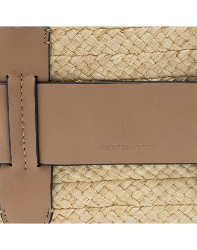헬렌카민스키 [해외직구][S27]HELEN KAMINSKI BAG51960Natural Caramel 여성 토트백 쇼퍼백 탑핸들백 가방 핸드백 사첼백 호보백 NATURAL CARAMEL RAFFIA LIPARI S TOTE BAG 착용컷