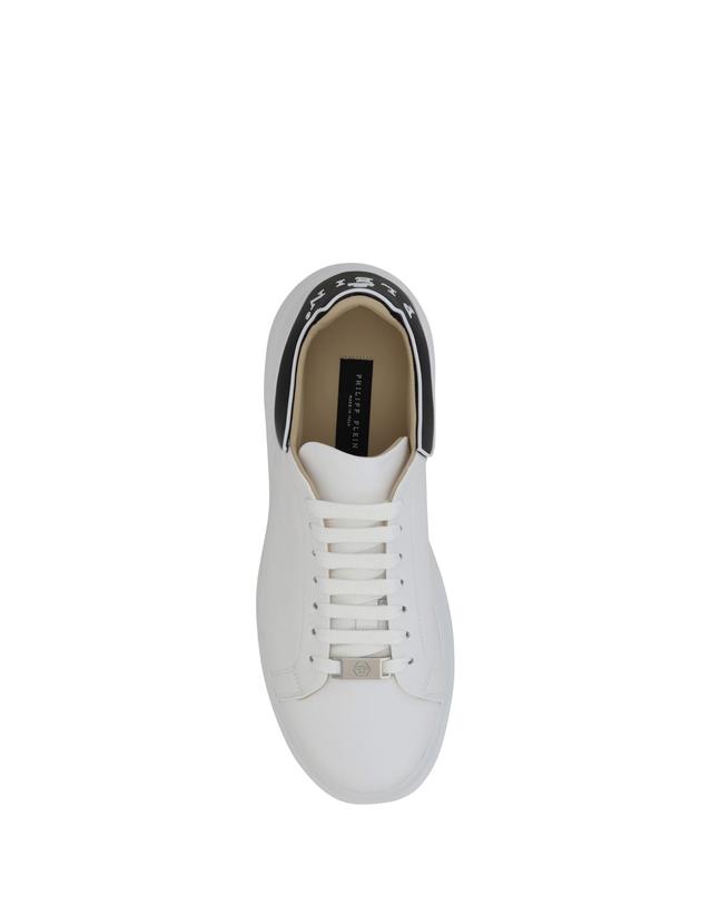 필립플레인 [해외직구][K68]PHILIPP PLEIN PADSUSC0599PLE005N 01 남성 스니커즈 단화 로우탑 하이탑 Leather Sneakers 착용컷