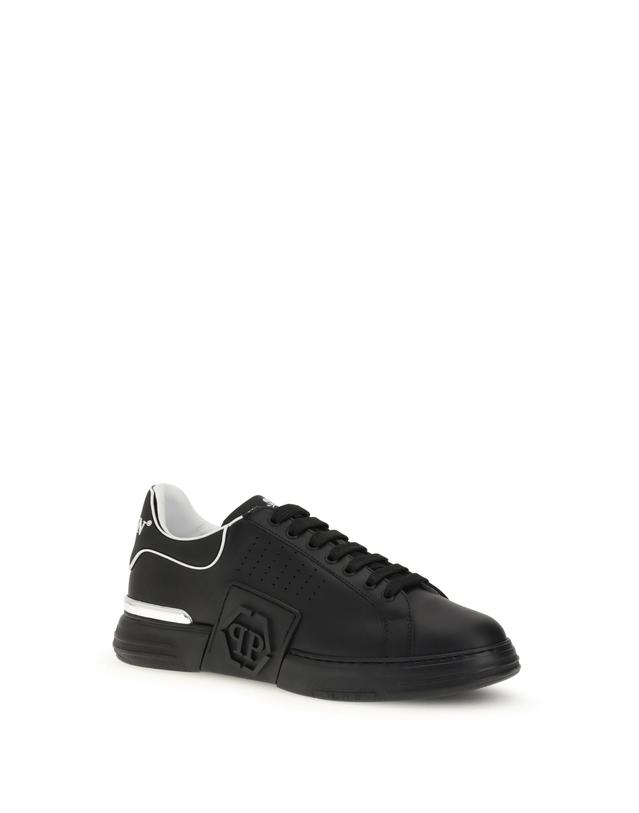 필립플레인 [해외직구][K68]PHILIPP PLEIN PAESUSC0775PLE005N 0202 남성 스니커즈 단화 로우탑 하이탑 Low Top Hexagon Sneakers 착용컷