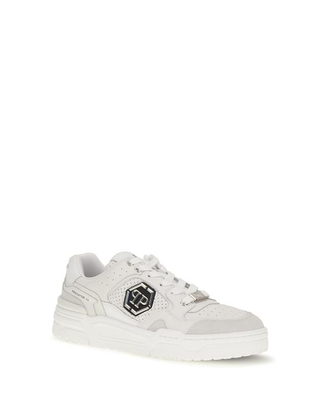 필립플레인 [해외직구][K68]PHILIPP PLEIN FAFSUSC0997PLE010N 01 남성 스니커즈 단화 로우탑 하이탑 Predator V2 Low Top Sneakers 착용컷
