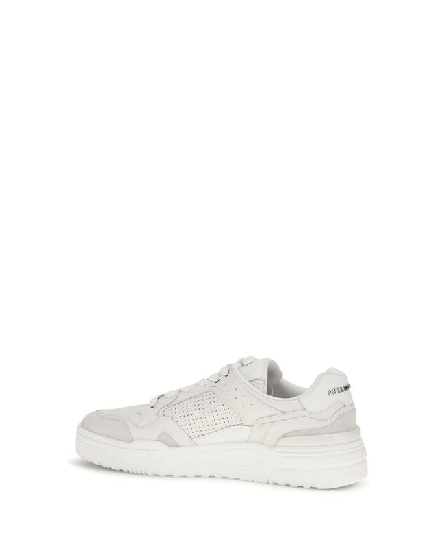 필립플레인 [해외직구][K68]PHILIPP PLEIN FAFSUSC0997PLE010N 01 남성 스니커즈 단화 로우탑 하이탑 Predator V2 Low Top Sneakers 착용컷