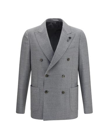 [해외직구][K68]LARDINI CN660AEACIF67536 920 남성 자켓 베스트 봄버 파카 블레이저 Double breasted wool blend Jacket