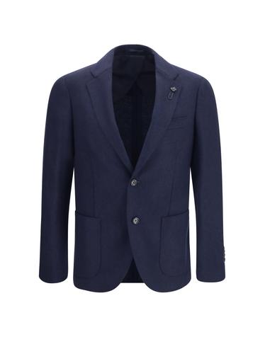[해외직구][K68]LARDINI CN528AEACIF67514 860BL 남성 자켓 베스트 봄버 파카 블레이저 Single breasted wool and cashmere Jacket