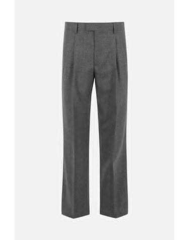 [해외직구][E32]LARDINI ACBRESTACIF67437980GR 남성 팬츠 트라우저 면바지 바지 로고 슬렉스 LARDINI Le Origini trousers in wool