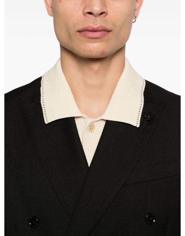 라르디니 [해외직구][A94]LARDINI CN6203ECN65502990 남성 블레이저 자켓 LARDINI LARDINI Roma Double Breasted Blazer 착용컷