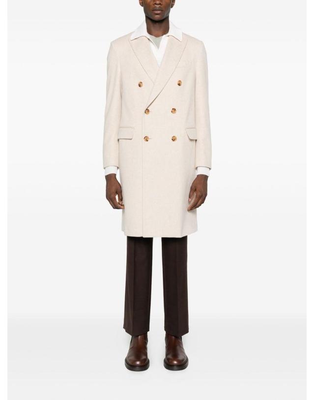 라르디니 [해외직구][A94]LARDINI CN23222ECN65602140 남성 코트 아우터 LARDINI LARDINI Capolavoro Double Breasted Coat 착용컷