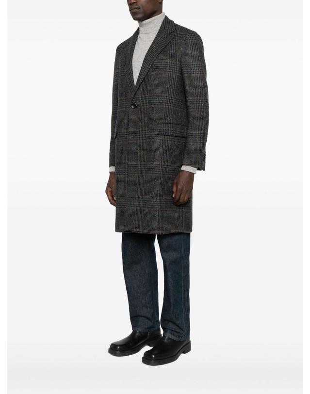 라르디니 [해외직구][A94]LARDINI CN23698EAAC65625930CK 남성 코트 아우터 LARDINI LARDINI Virgin Wool Coat 착용컷
