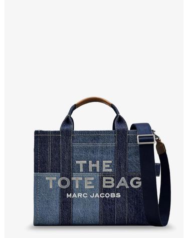[해외직구][N85]마크제이콥스 H017M06FA21 여성 크로스백 숄더백 쇼퍼백 MARC JACOBS The denim Medium handbag with front logo print