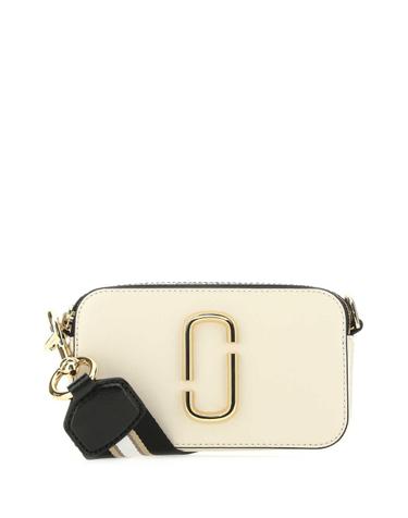 [해외직구][X45]마크제이콥스 M0012007 136 여성 크로스백 숄더백 미니백 탑핸들백 Two tone leather The Snapshot crossbody bag