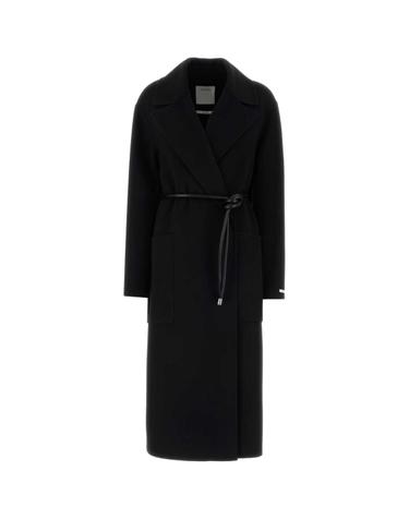 [해외직구][X45]SPORTMAX 2622016011600 013 여성 코트 하프 롱 트렌치 오버코트 코트자켓 Black wool Zannata coat