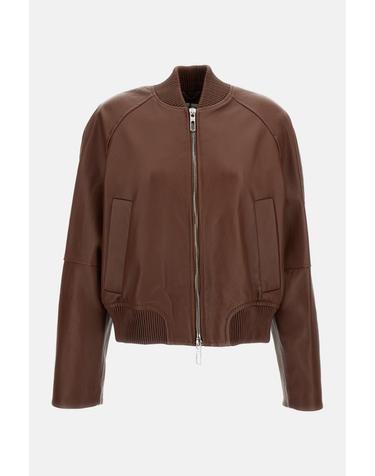 [해외직구][G95]Sportmax 2622446011600001 여성 자켓 봄버자켓 블레이저 패딩 베스트 NAPPA LEATHER BOMBER JACKET