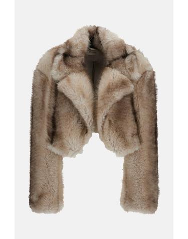 [해외직구][G95]Sportmax 2622456012600002 여성 코트 트렌치코트 케이프 자켓 CROPPED BOXY JACKET IN FURRY JERSEY