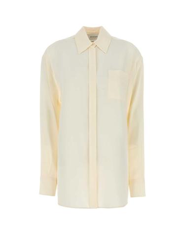 [해외직구][X45]SPORTMAX 2422196012600 007 여성 셔츠 남방 블라우스 Ivory silk Tonale shirt