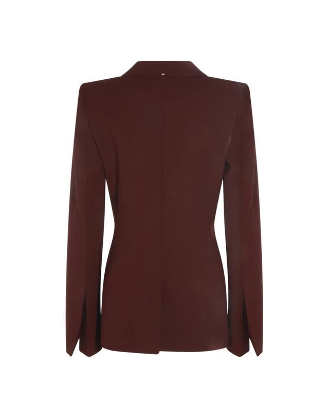 스포트막스 [해외직구][S27]SPORTMAX 252204604260010406003 여성 블레이저 클래식자켓 싱글 더블자켓 봄버 보머 재킷 DARK RED COCCO BLAZER 착용컷