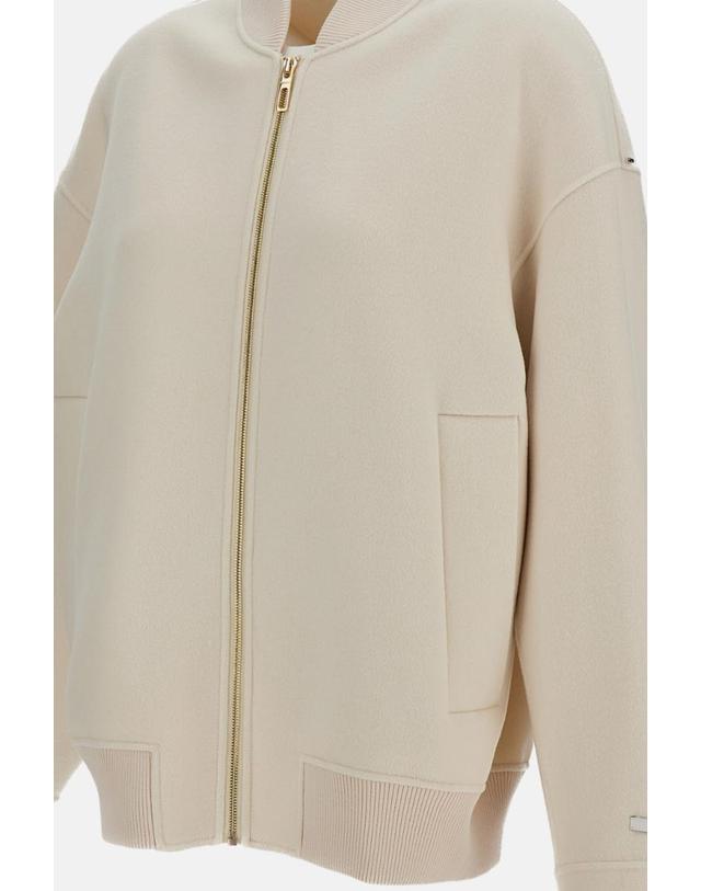 스포트막스 [해외직구][G95]Sportmax 2622086041600018 여성 자켓 봄버자켓 블레이저 패딩 베스트 ZIPPED JACKET 착용컷