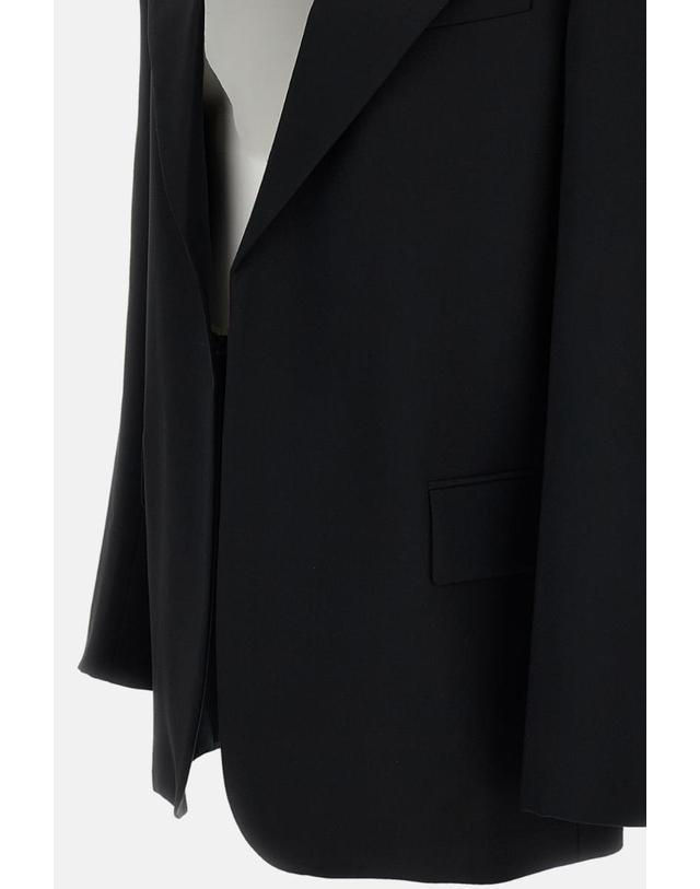 스포트막스 [해외직구][G95]Sportmax 2622046061600004 여성 자켓 봄버자켓 블레이저 패딩 베스트 WOOL OVERSIZE BLAZER 착용컷