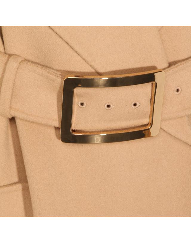 스포트막스 [해외직구][B47]SPORTMAX 261201104160080747001 여성 코트 아우터 CAMEL CASHMERE COAT 착용컷