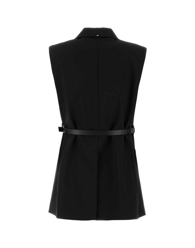 스포트막스 [해외직구][X45]SPORTMAX 2622286011600 003 여성 자켓 베스트 다운베스트 질렛 Black stretch viscose Gettone vest 착용컷