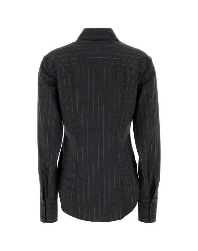 스포트막스 [해외직구][X45]SPORTMAX 2622196043600 002 여성 자켓 베스트 다운베스트 질렛 Embroidered wool blend Pepli shirt 착용컷